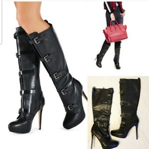 Just Fab Luxe size 9 Jordyn Heel Boots